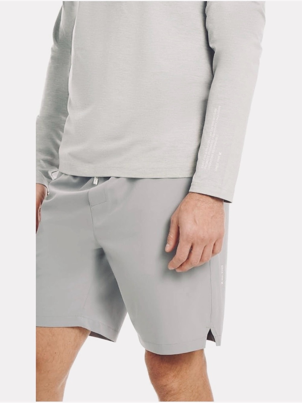 Hurley Men's Exist Collection Space Dyed Hoodie Long Sleeve T-Shirt. Size L NWT - Picture 4 of 6